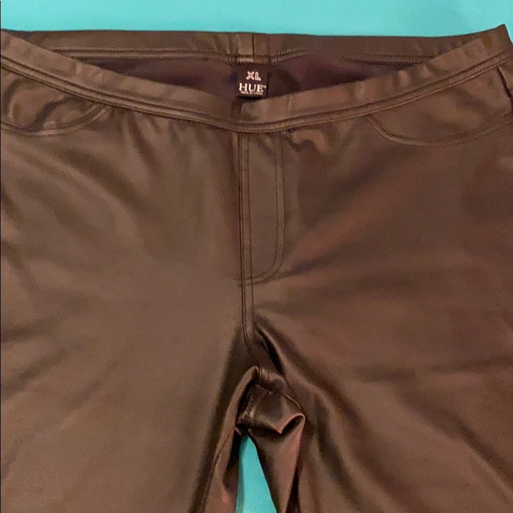 Hue Faux Leather leggings